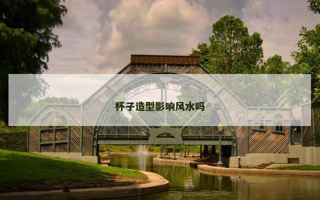 杯子造型影响风水吗