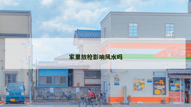 家里放枪影响风水吗
