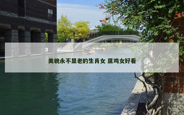 美貌永不显老的生肖女 属鸡女好看